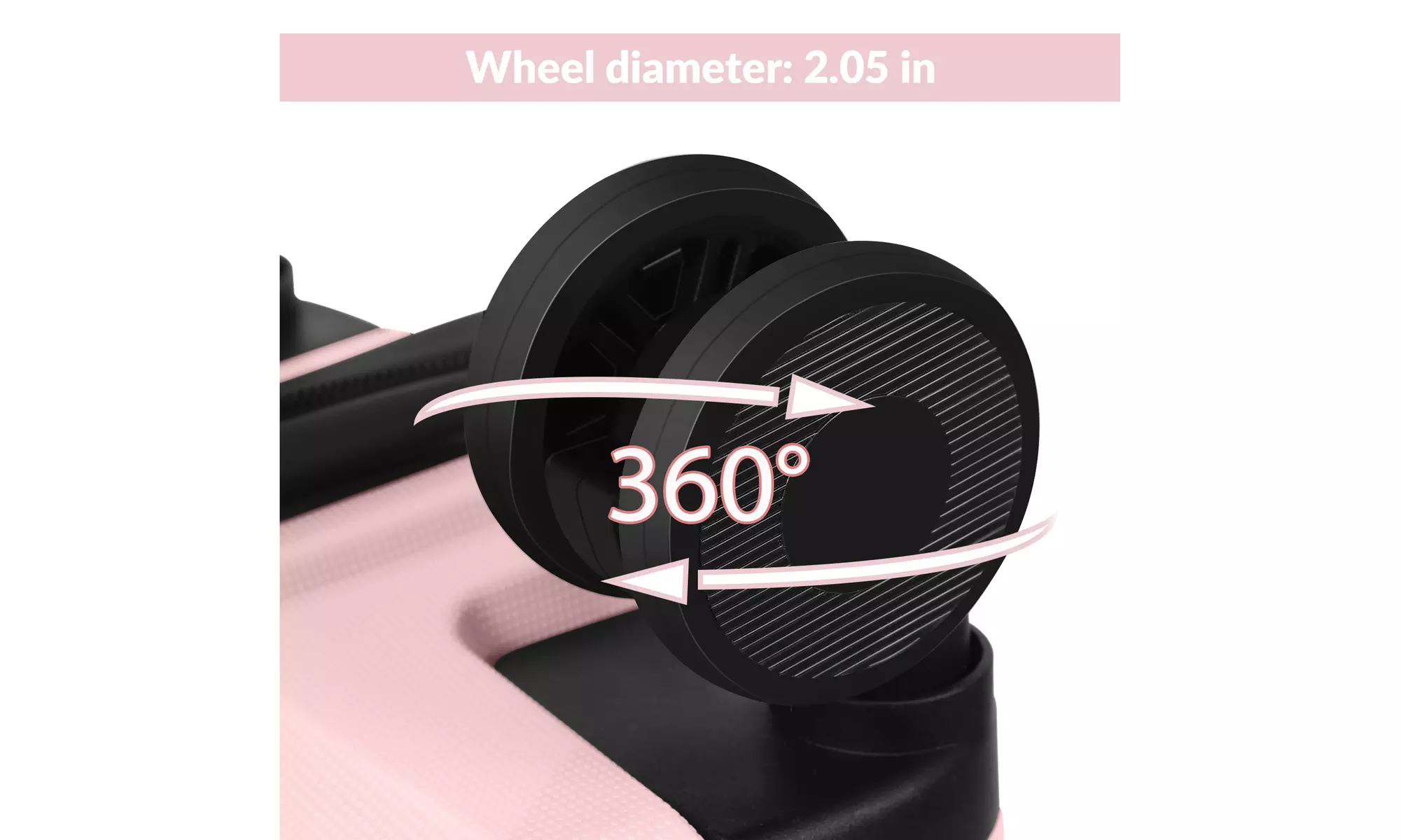 Dual Spinner Hard-Sided Carry-On Two-Piece Luggage Set