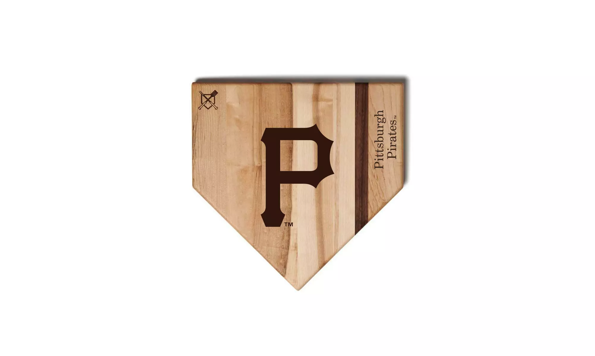 MLB 12-Inch or 17-inch Wooden Home Plate Cutting Board