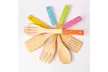 5 Piece Bamboo Kitchen Utensil set with Silicone handles - Image 2