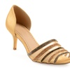 Image 2: Journee Collection Women's D'orsay Satin Rhinestone High Heels