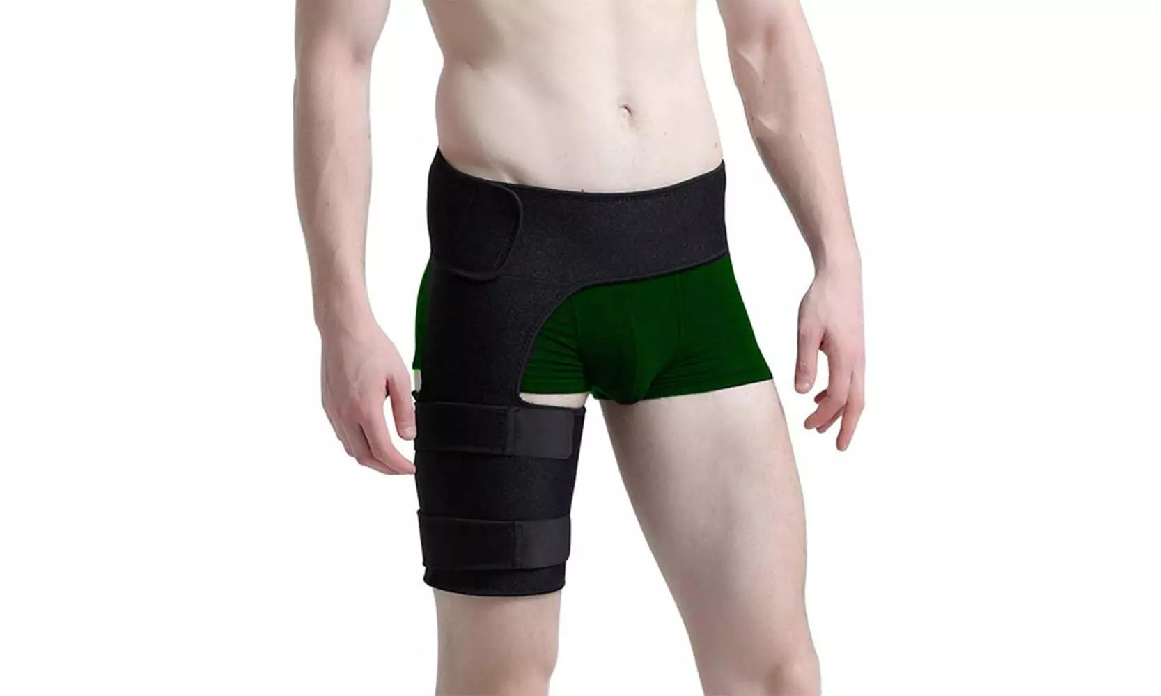 Adjustable Compression Hip Stabilizer -Self Heating Tourmaline No-Slip  - Primary Image