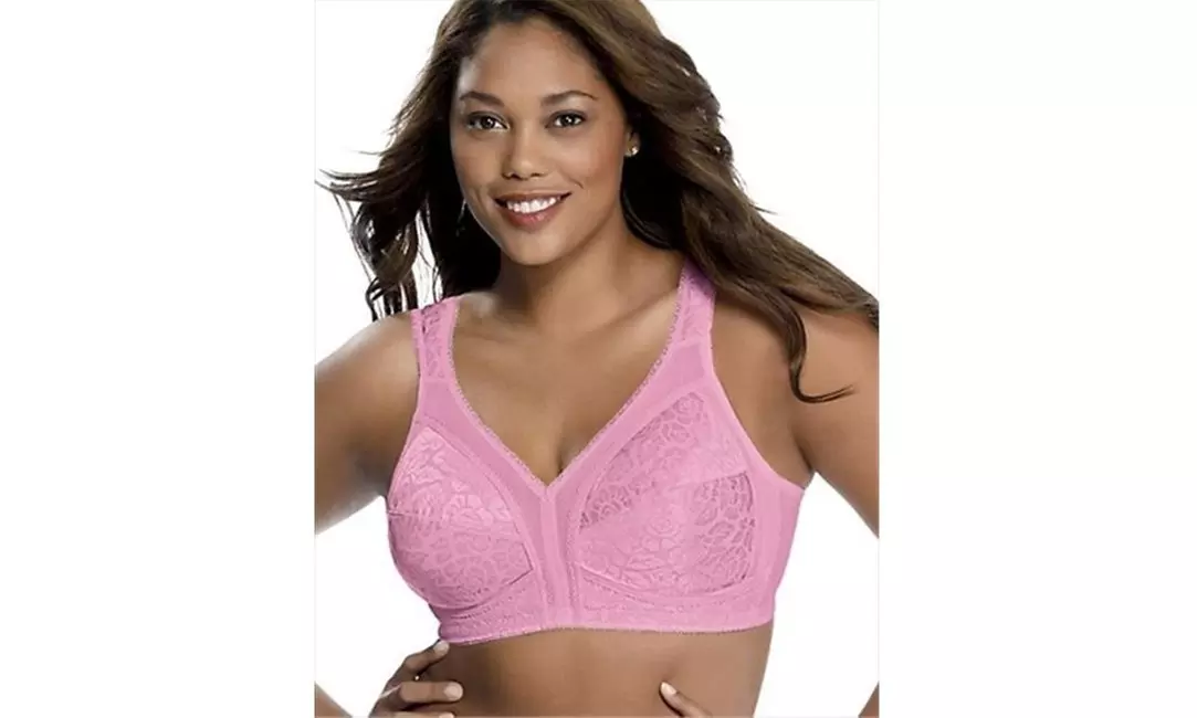 Playtex 18 Hour 4693 Original Comfort Strap Wirefree Bra Belles Rose Pink - Size - Primary Image