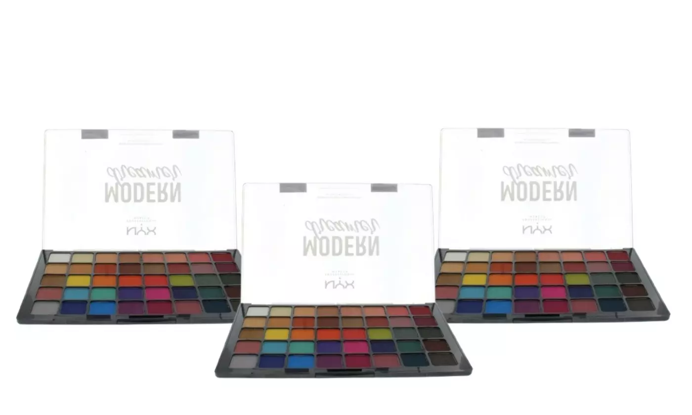 NYX Professional Makeup Shadow Palettes - Choose from 1, 2, 3 or 5 Packs