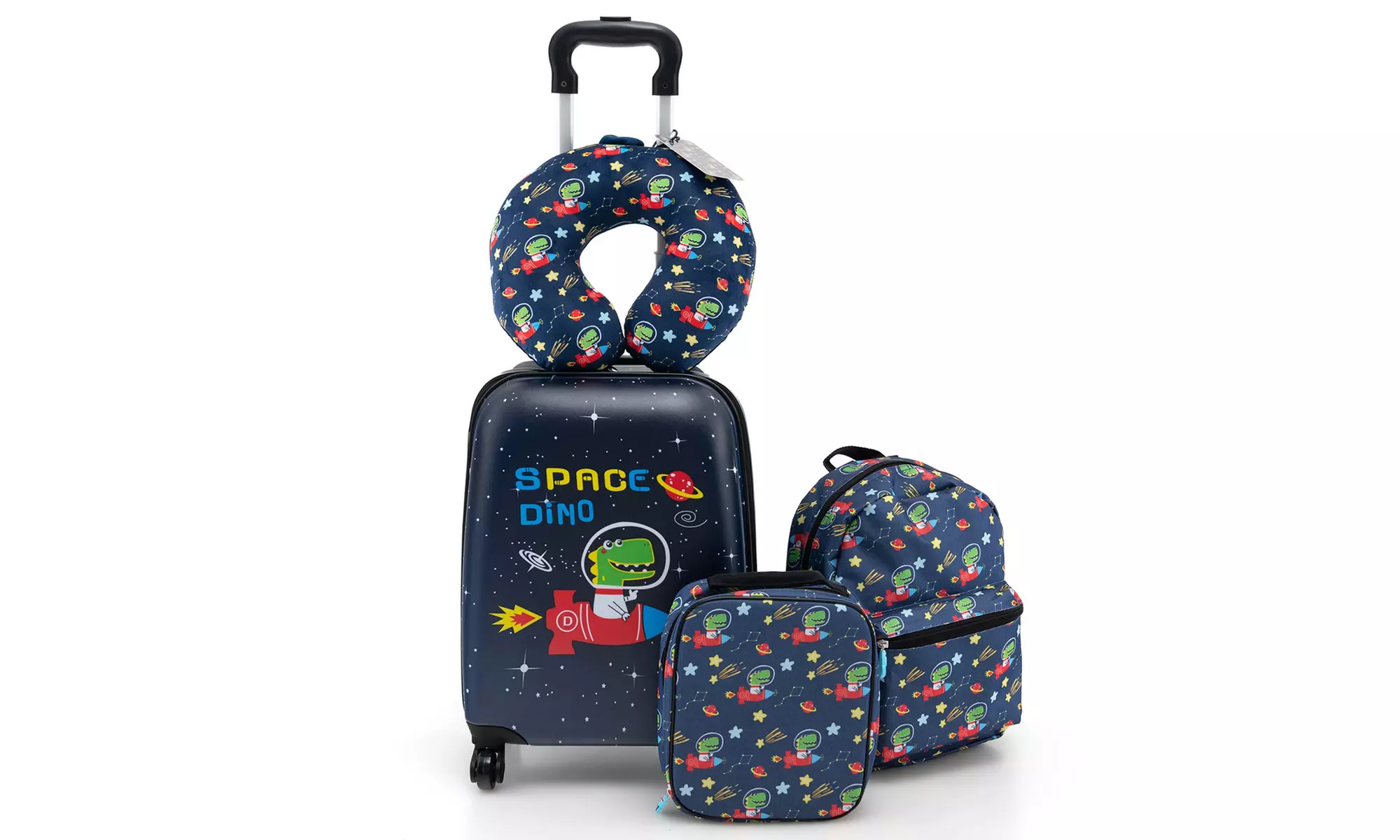 Costway Five-Piece Costway Kids Luggage Set 