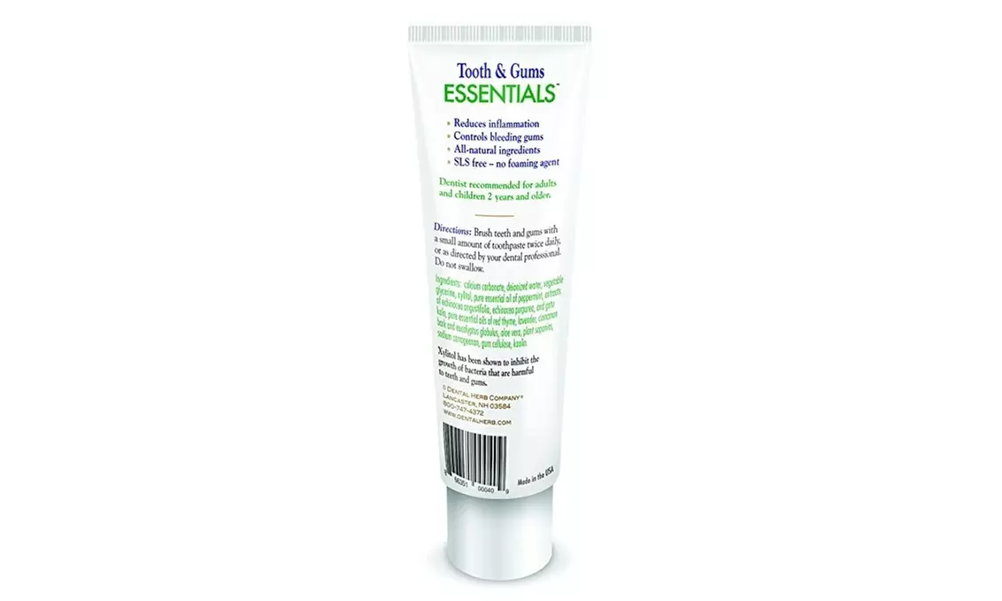 Dental Herb Company Tooth & Gums NEW Essentials Toothpaste PK-3 - Second Medium