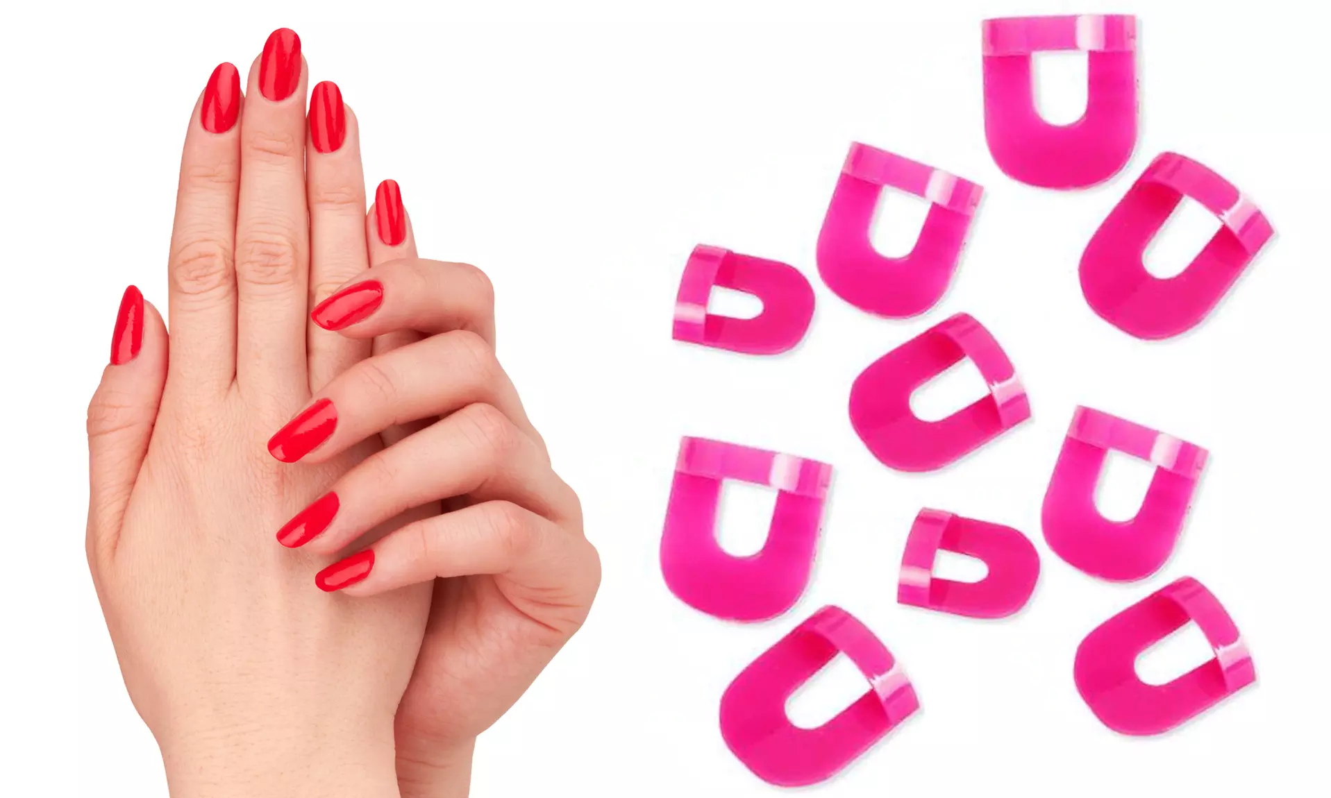 Nail Polish Application Protectors Stencil Kit (26 Pcs) - Primary Image