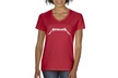 New Way 925 - Women's V-Neck T-Shirt Metallica Metal Rock Band Logo - Second Medium