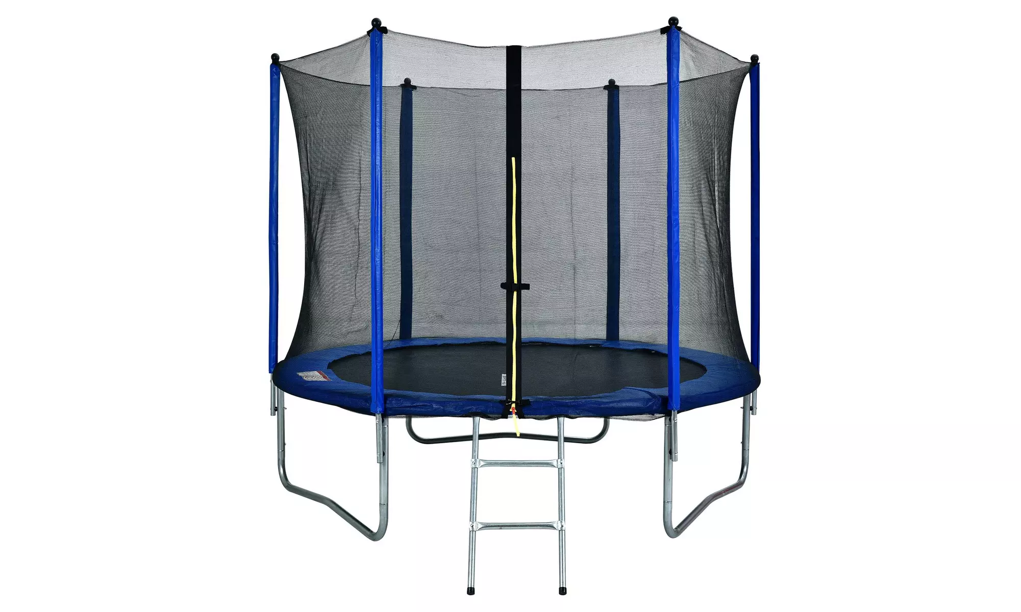 10 ft Kids Round Trampoline Combo, with Surround Enclosure, Blue - Primary Image