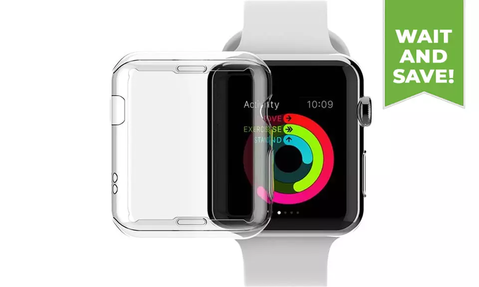 TPU All-around 0.3mm Full Cover for New Apple Watch Series 1,2,3 - Primary Image