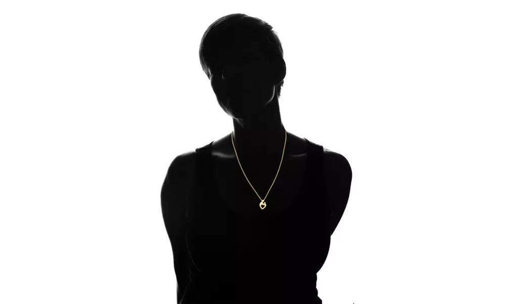 Mother and Child Pendant in 10K Yellow Gold by L'Artiste - Second Medium