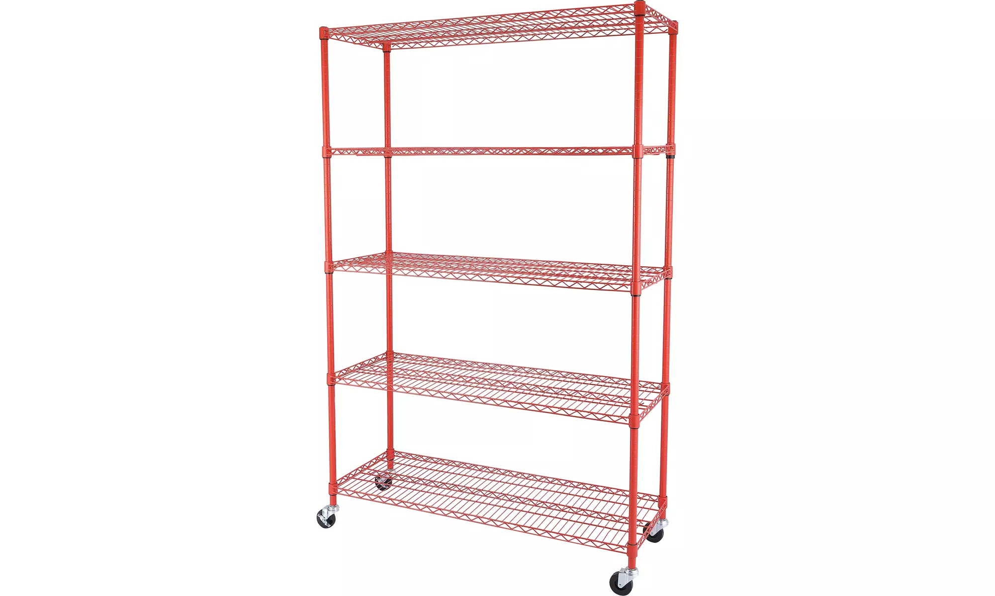 Extra Wide 5 Tier Shelving Rack - 47.5"W x 17.75"D x 75"H - 3 Colors Available - Primary Image