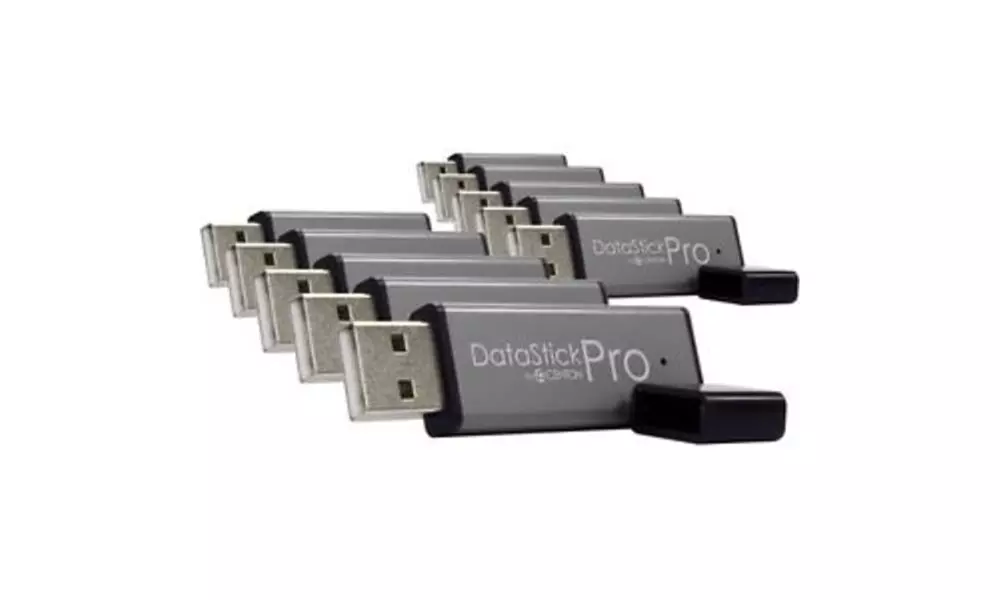 Centon Electronics 8GB Pro USB 2.0 Flash Drives - Gray (10-pack) - Primary Image