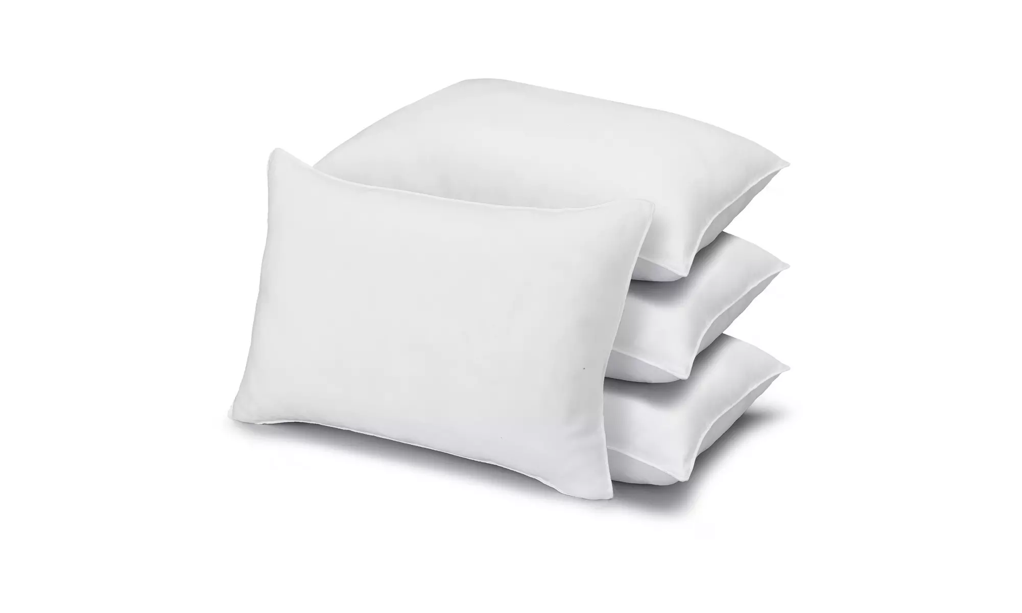 Superior Cotton Blend Shell Soft Down Alt Stomach Sleeper Pillow, Set of 4 - Primary Image