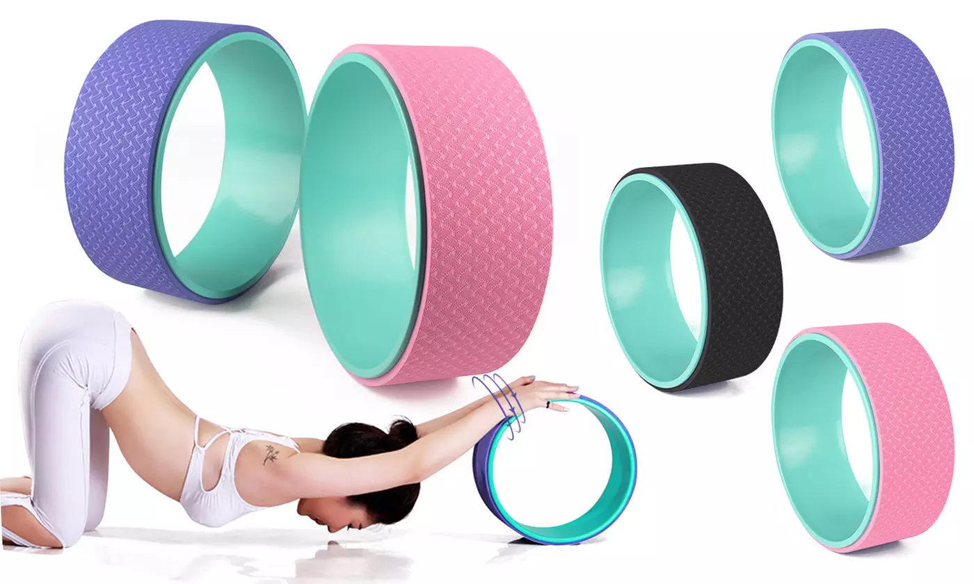 13" Yoga Wheel Backbend Stretching Back Roller Ring Circle Prop - Primary Image