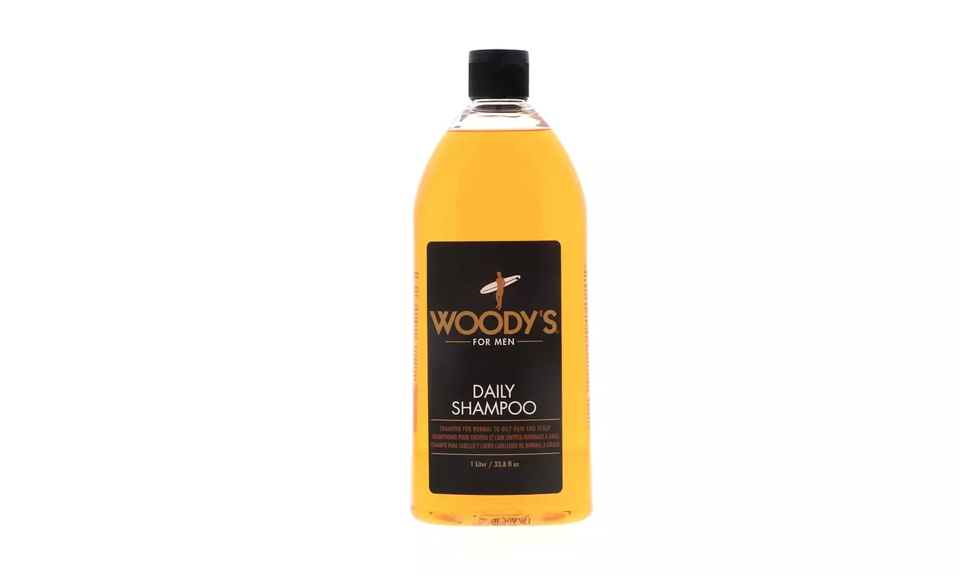 One or Two Woody's Daily Shampoo for Men 33.8 Fl. Oz. - Primary Image