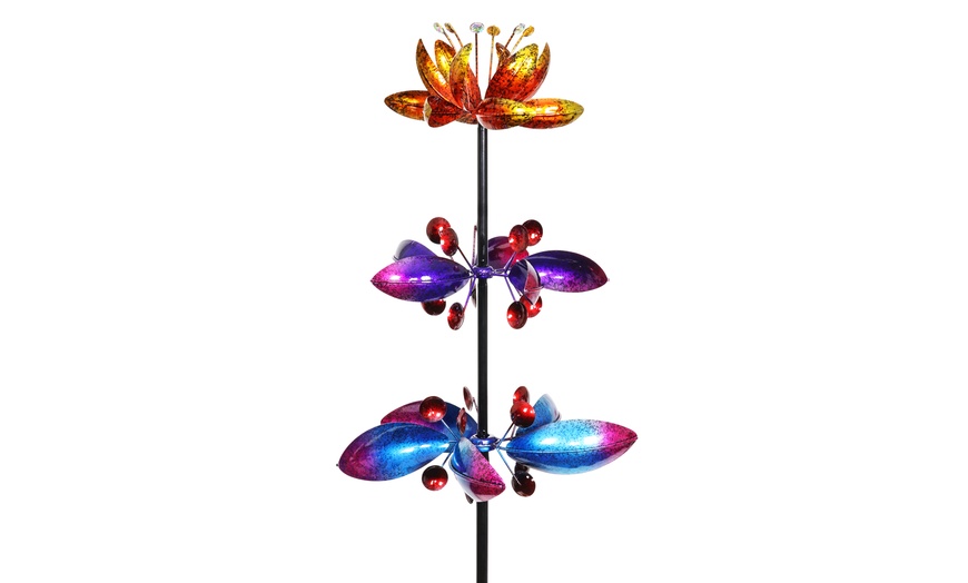 Up To 4% Off on Exhart Lotus Flower Wind Spin... | Groupon Goods