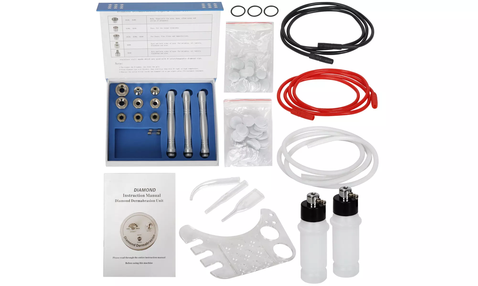 3-1 Mini Diamond Microdermabrasion Dermabrasion Facial Peel Vacuum Spray Machine - Second Medium
