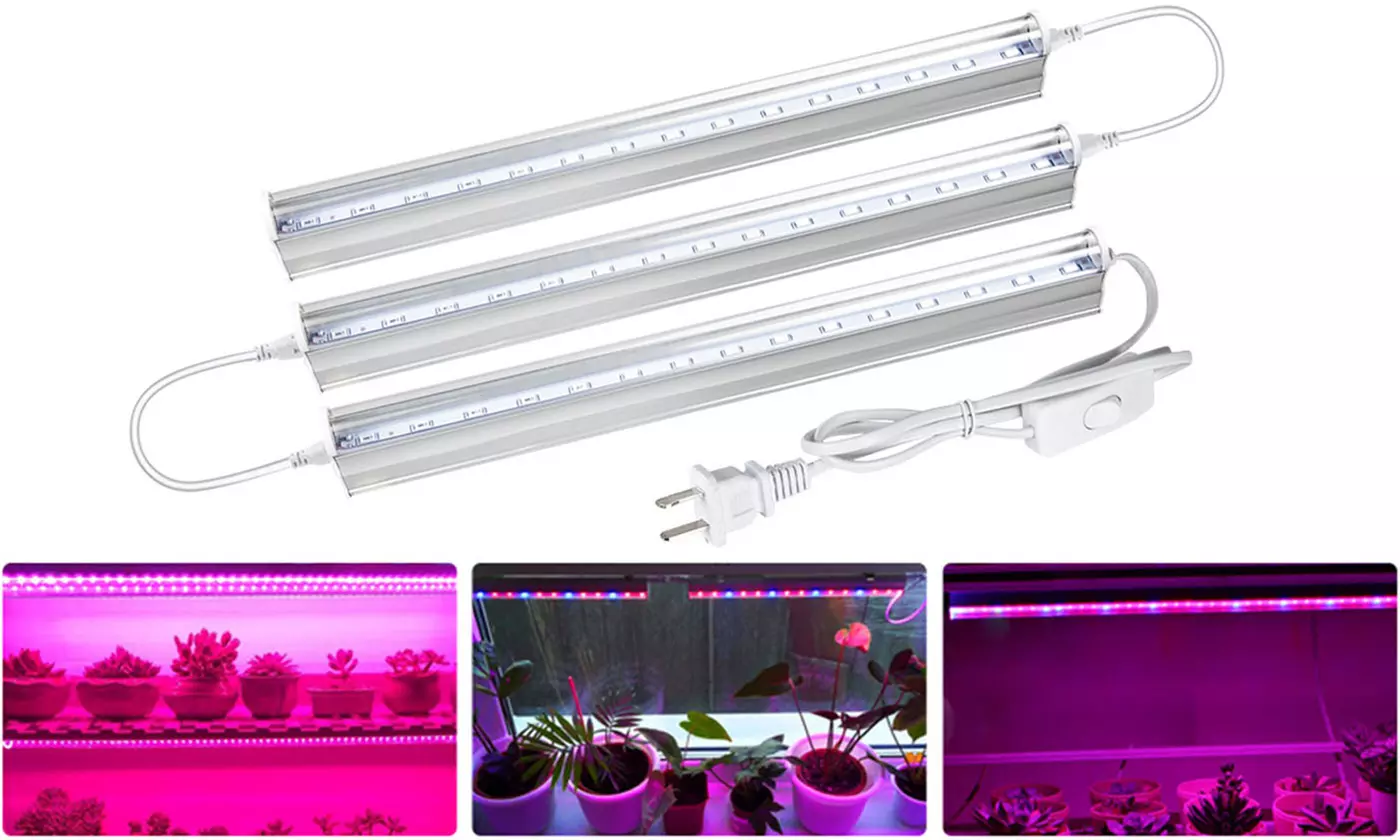 3 Pack Led Grow Lights Full Spectrum for Indoor Plants Seedling - Primary Image