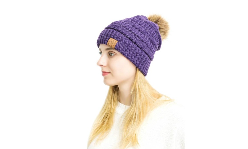 cc chic pom pom beanie