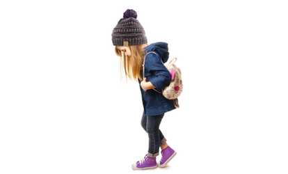image for CC Slouchy Beanie Faux Fur Kid Pom Pom