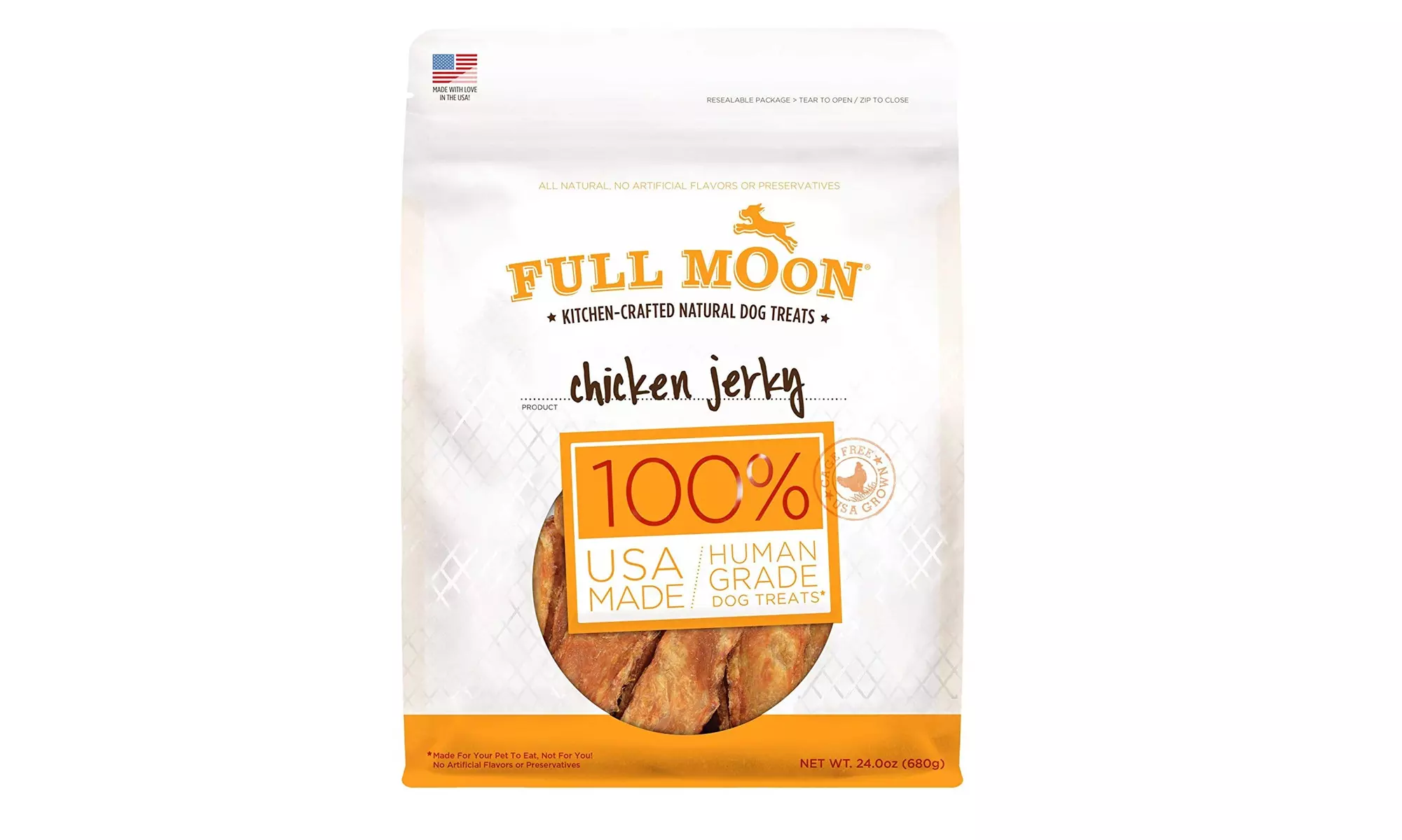 Full Moon All Natural Human Grade Chicken Jerky Dog Treats  - Second Medium