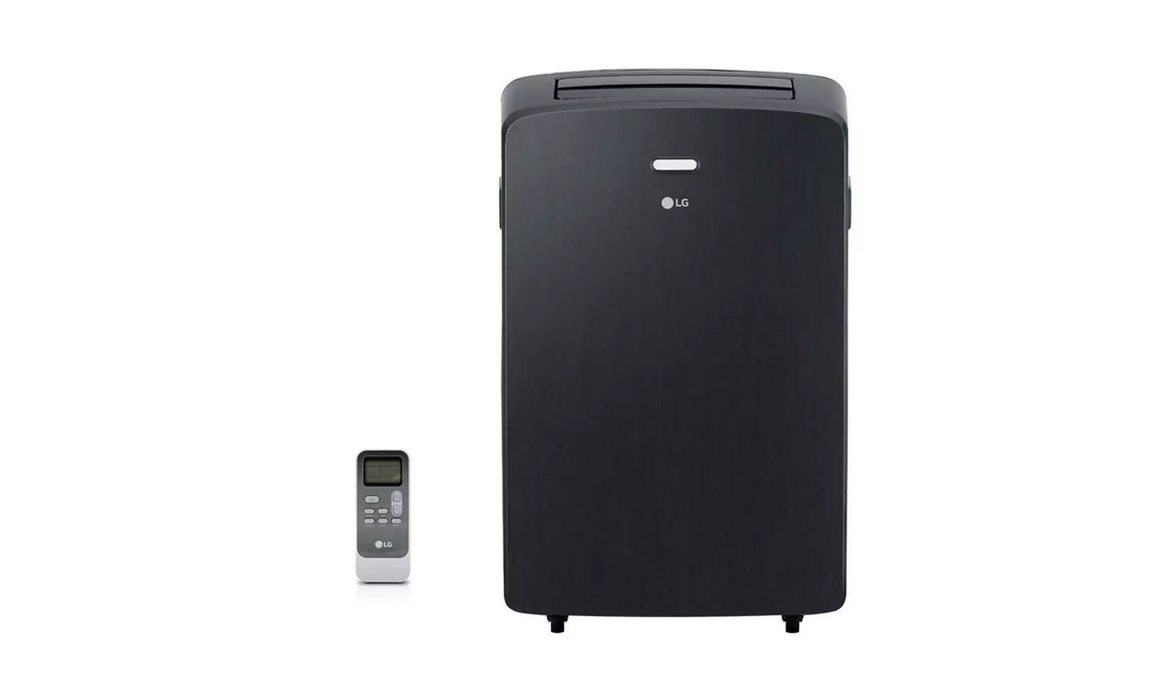 LG 12,000 BTU (7,000 BTU DOE) Portable Air Conditioner with Window Kit, Black - Primary Image