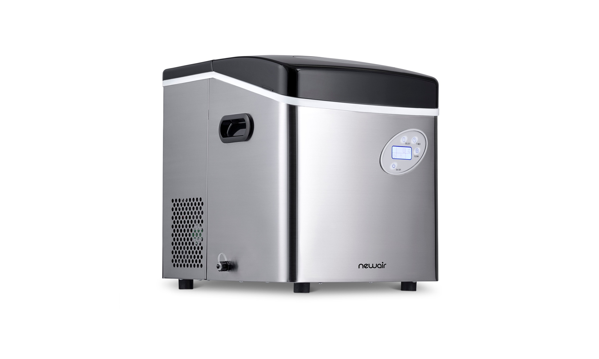 Newair Countertop Ice Maker, 50 lbs. of Ice a Day, 3 Ice Sizes, BPA-Free Parts