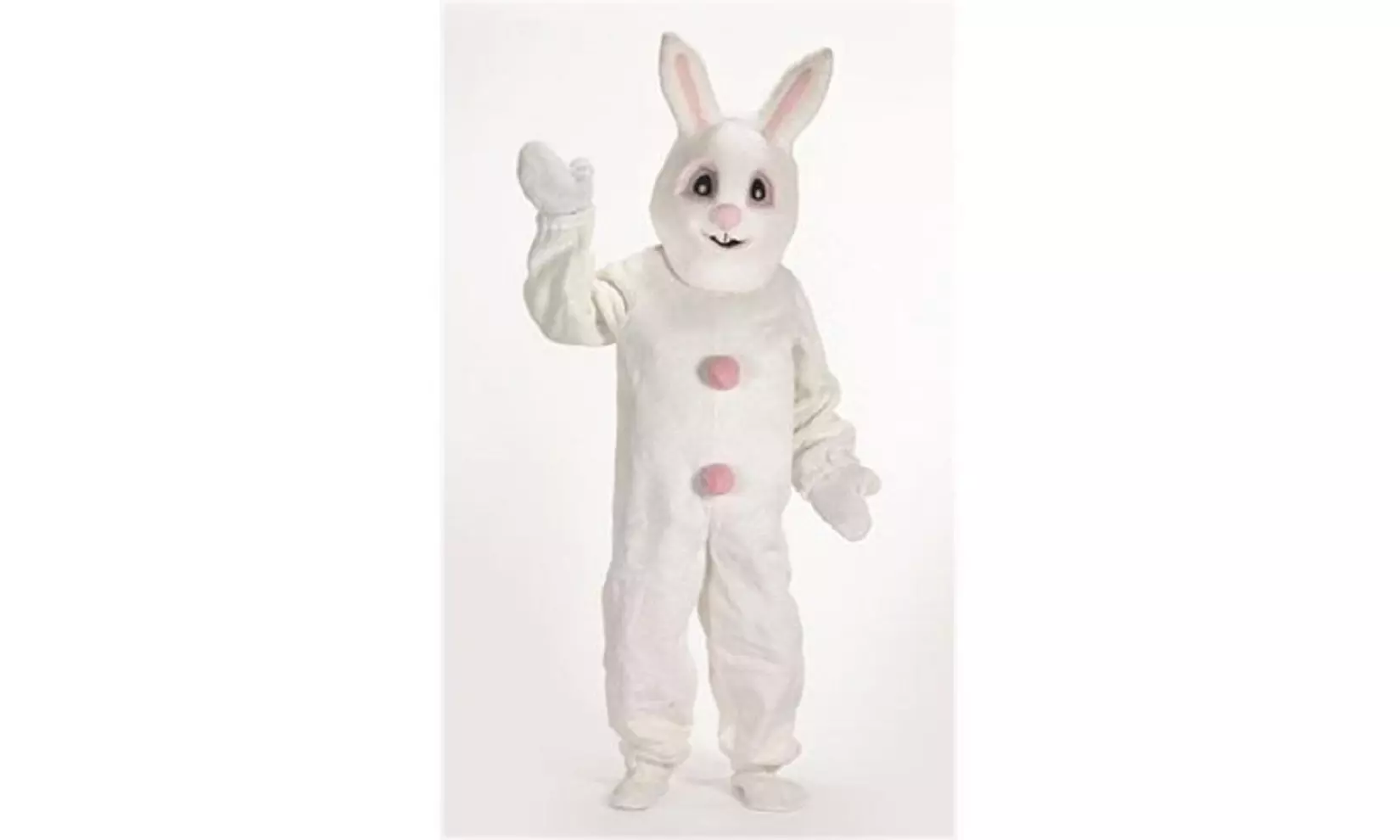 Halco 1093 White Bunny Suit with Hood- Size Adult Large - Second Medium