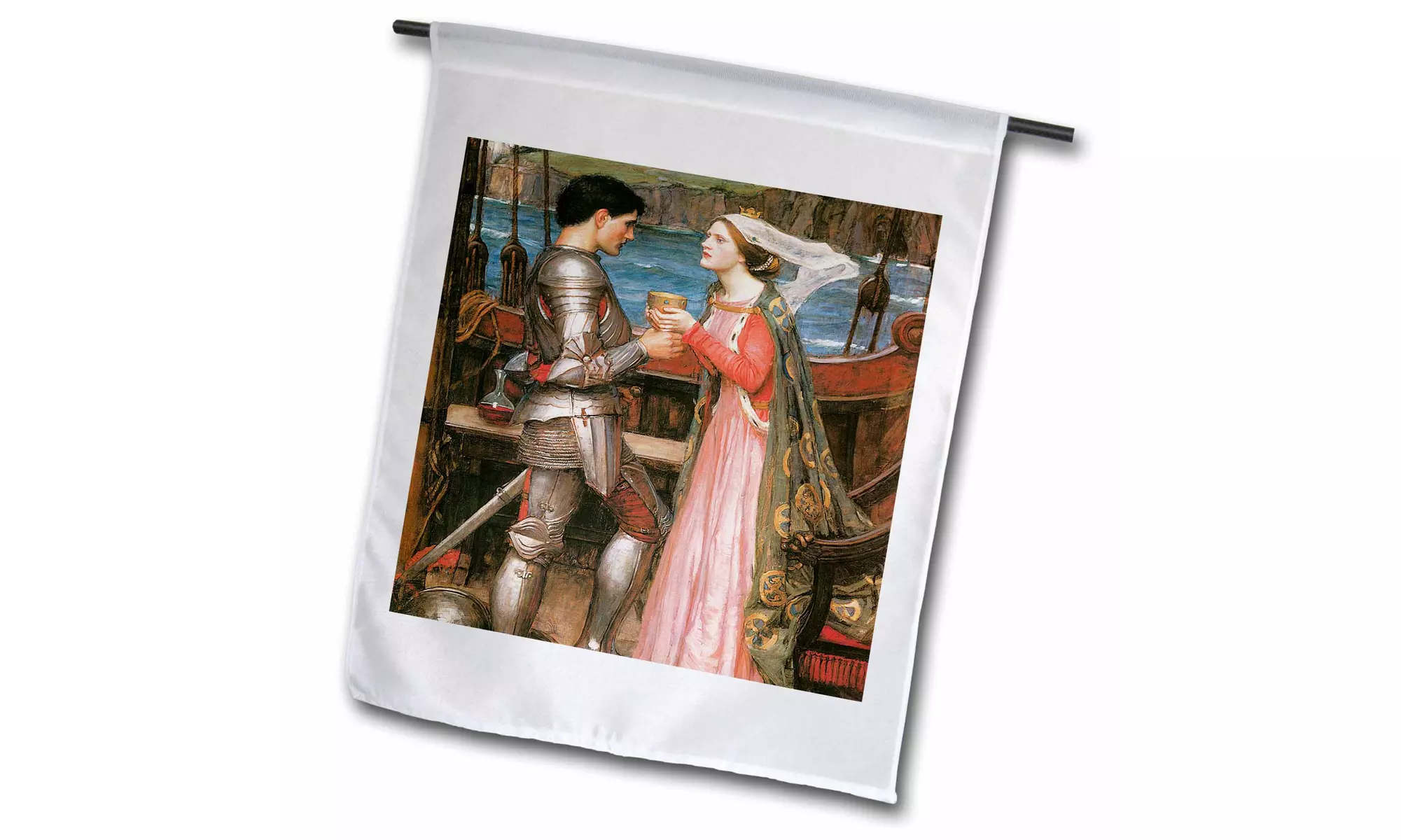  Garden Flag Tristram and Isolde by John William Waterhouse - 12 by 18-inches  - Primary Image