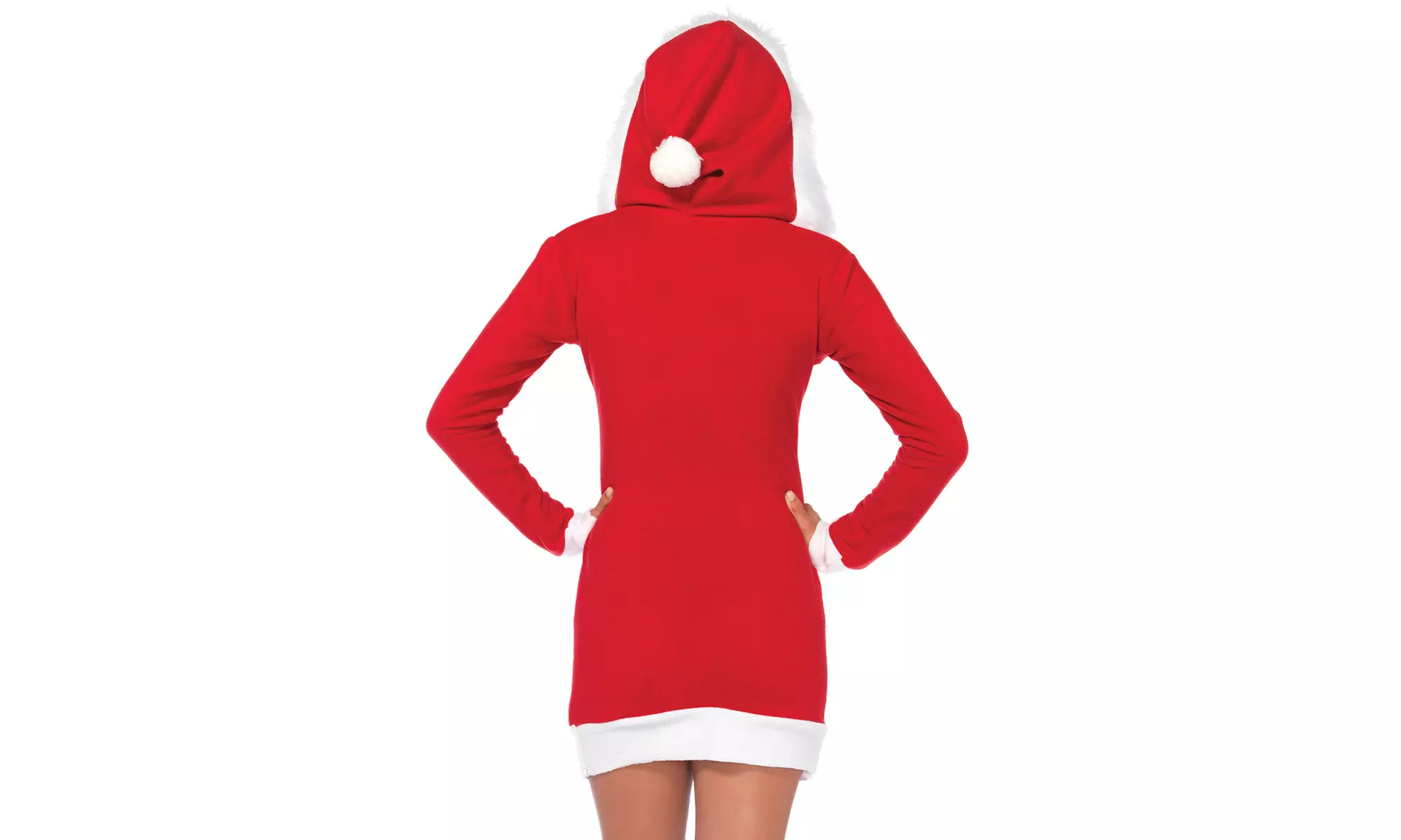 Leg Avenue Womens Holiday Dress Cozy Fleece Christmas Costumes - Second Medium
