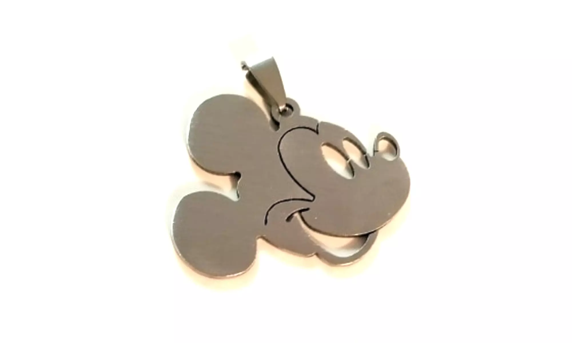 Mickey Mouse Pendant Necklace Titanium Steel Ball Chain - Primary Image