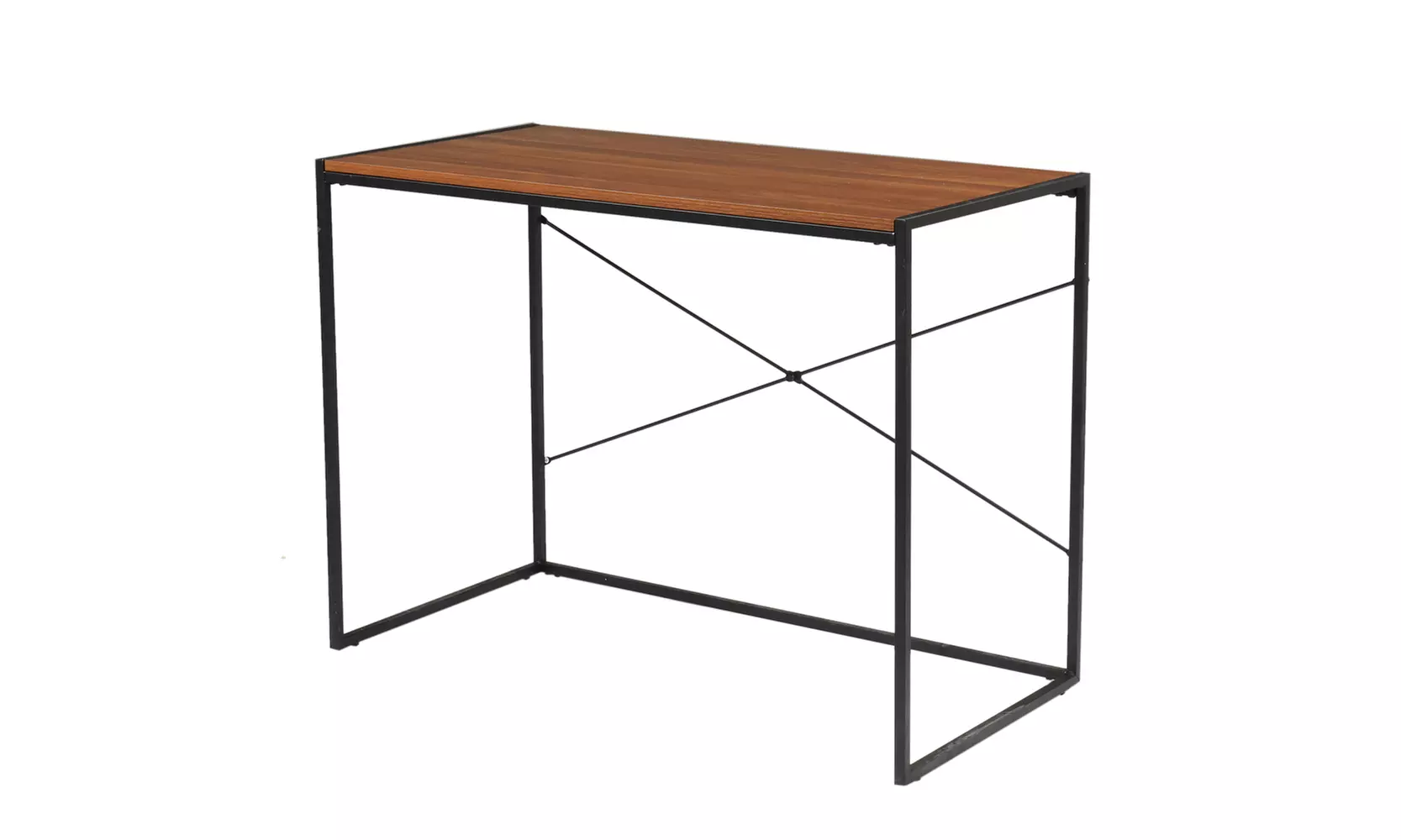 MDF Paste Triamine 100*50*75cm Simple Cross Computer Desk