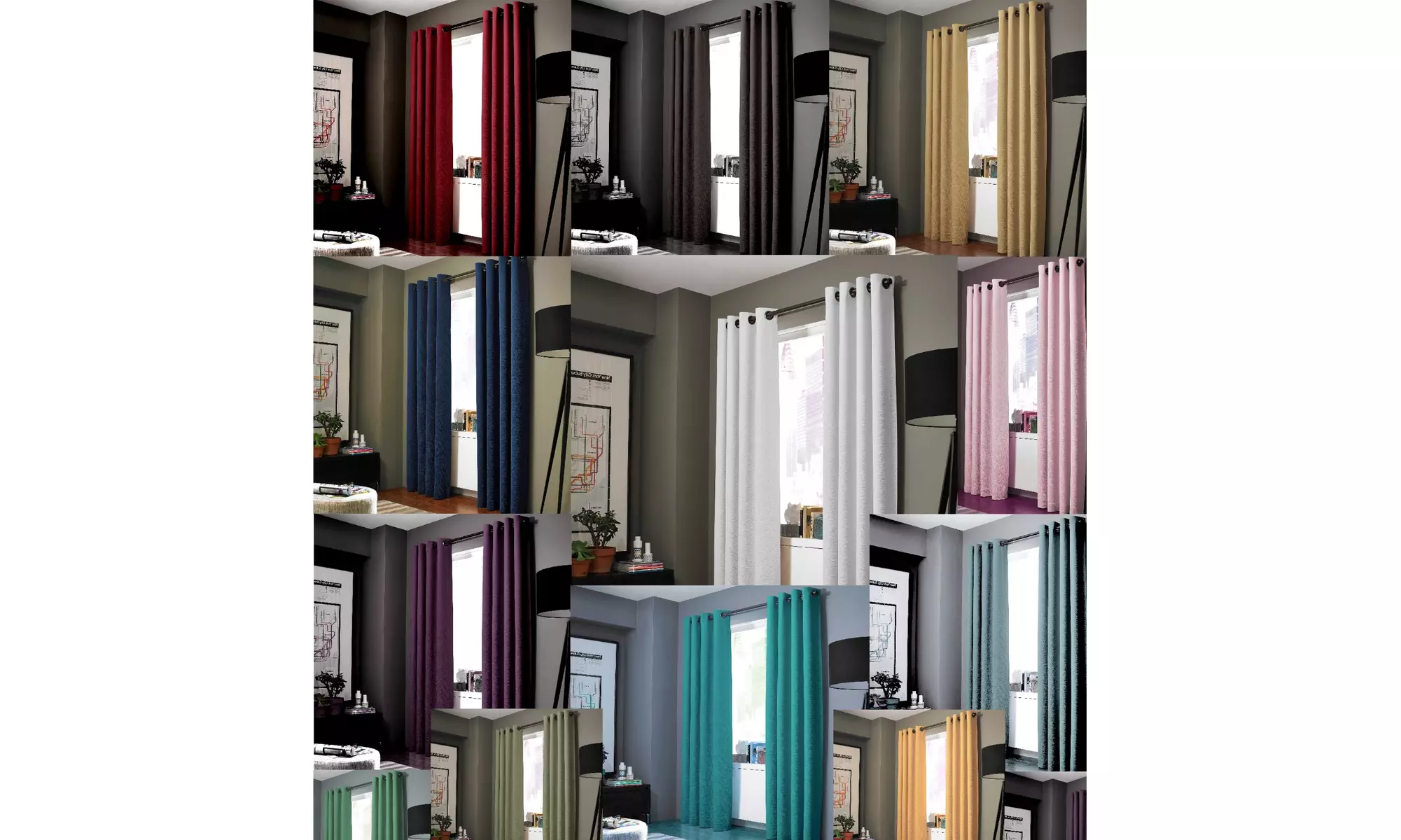 Insulated Thermal Sunlight Blocking Blackout Window Curtain Panels - Primary Image