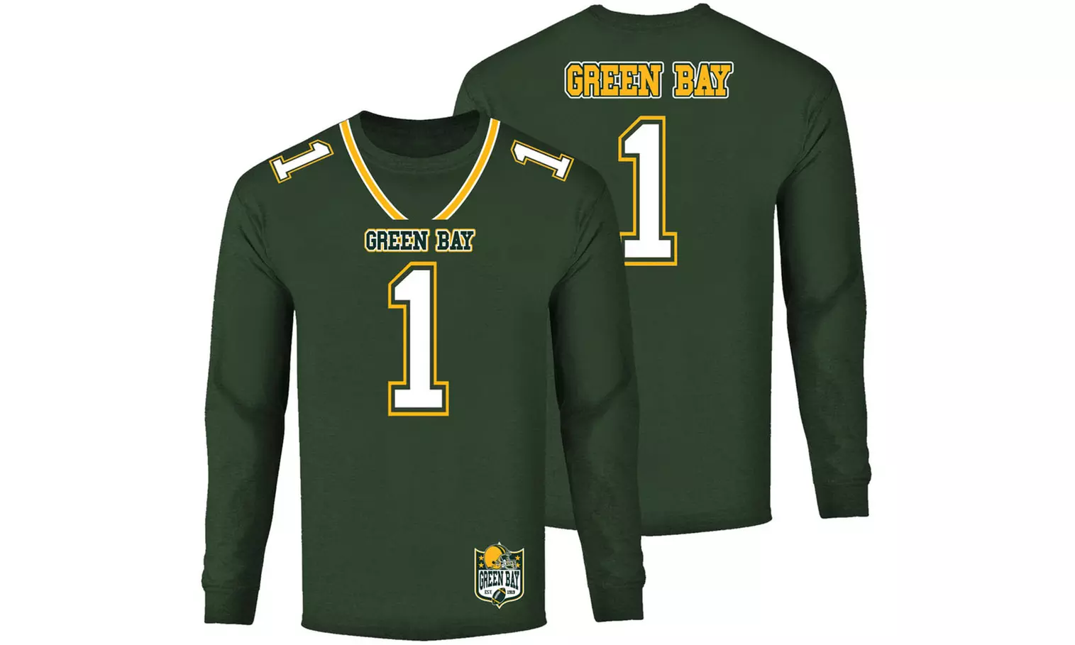Men's Football Team Jersey Long Sleeve Shirts