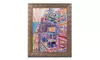 Josh Byer 'The Beach Far Below' Ornate Framed Art