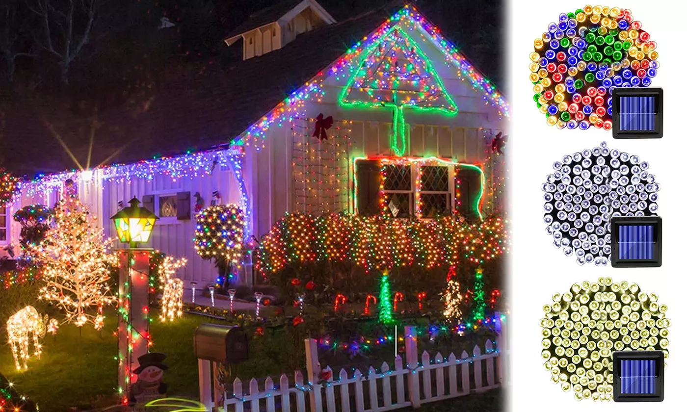 200LED Solar Fairy Lights Christmas Garland Led String Light Outdoor for Garden - Primary Image