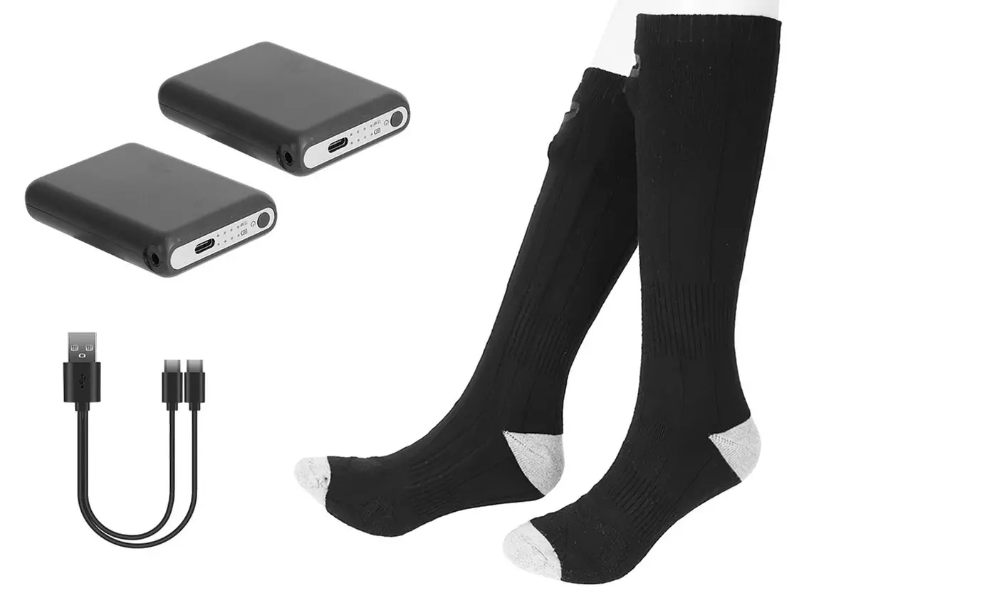iMounTEK Thermal Battery-Powered Electric Heated Socks - Power Supply INCLUDED