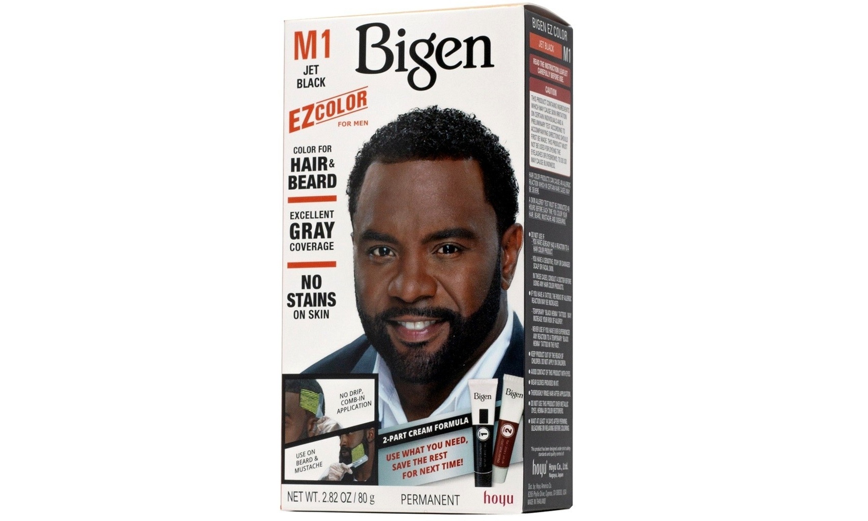 Bigen EZ Color for Men's Hair & Beard, Good Gray Coverage, Available in 4 Colors