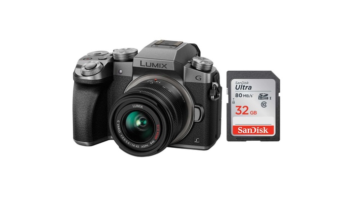 Panasonic Lumix G7 Dmc G7ks Dslm Mirrorless 4k Camera With 14 42 Mm Groupon