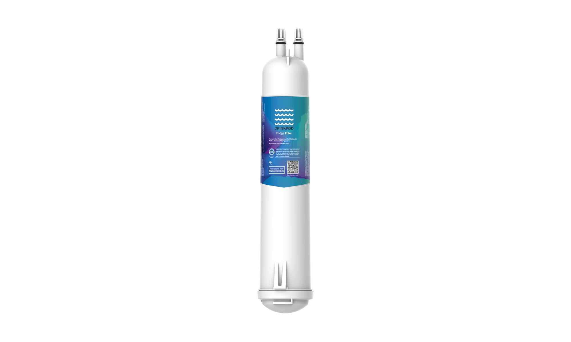 DRINKPOD 4396841 Refrigerator Water Filter Compatible w/ EDR3RXD 4396710 Kenmore
