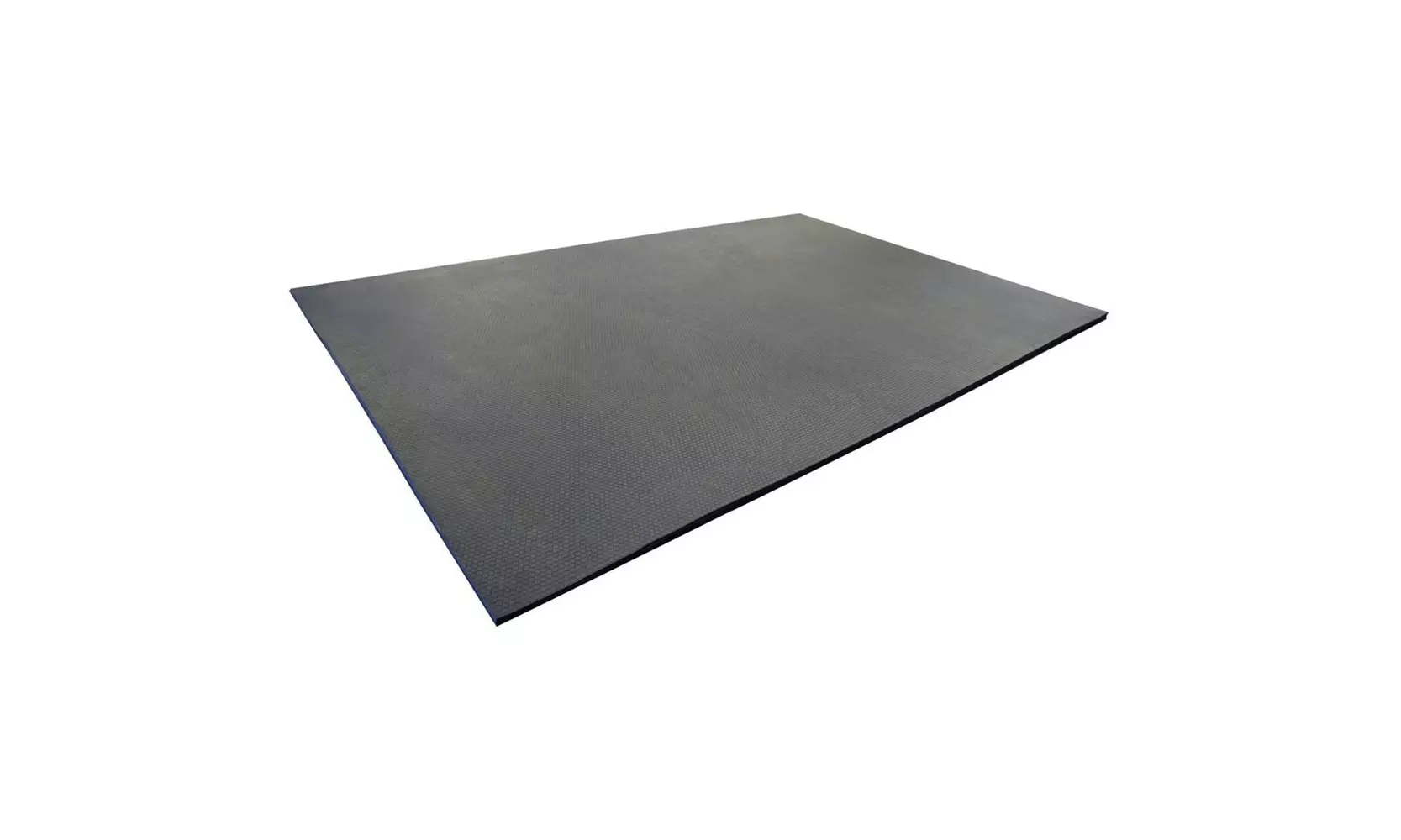 Rubber-Cal Maxx-Tuff Heavy Duty Rubber Floor Protection Mat - Black, 3 - Second Medium