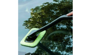 Microfiber Windshield Clean Car Auto Wiper Cleaner Glass Window Tool Brush Kit