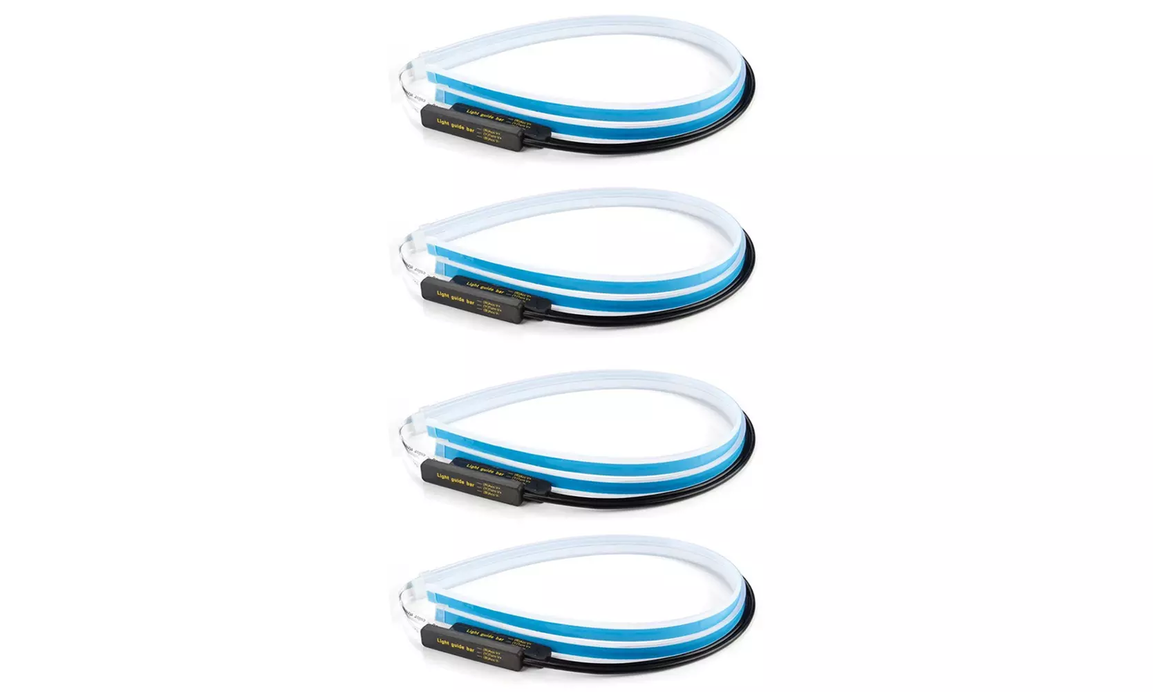 US 4-8 Pcs Strip Waterproof Flexible LED Auto Decorative Atmosphere Lamp Ambient - Primary Image
