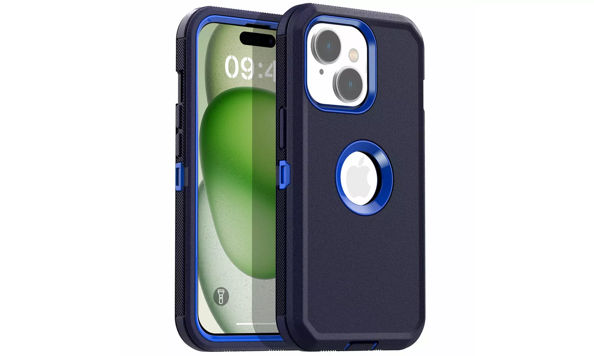 For iPhone 15 Pro Max/15 Case Shockproof Heavy Duty Rugged Cover Logo View