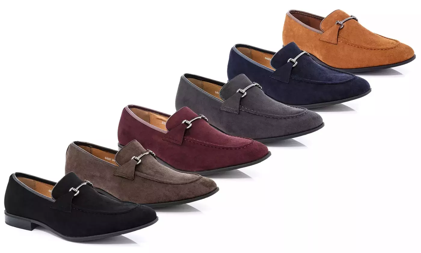 Franco Vanucci Men's Giovanni Microsuede Slip-on  Dress Shoes - Primary Image