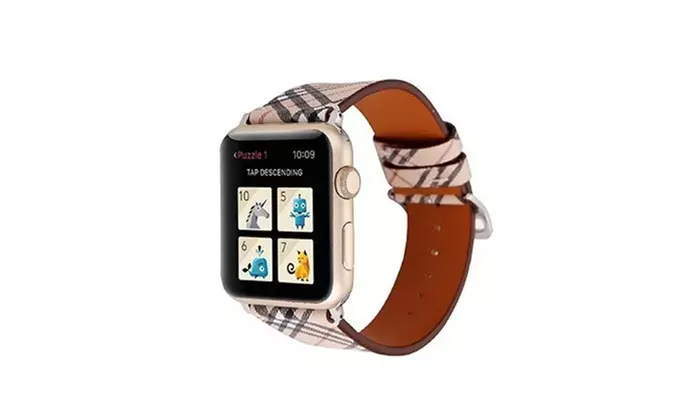Apple Watch Band Burberry Pattern Replacement Strap Wrist Band 38mm - Primary Image