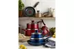 T-Fal B0393064 Excite 3-Qt. Non-stick Covered Saucepan, Red - Second Medium