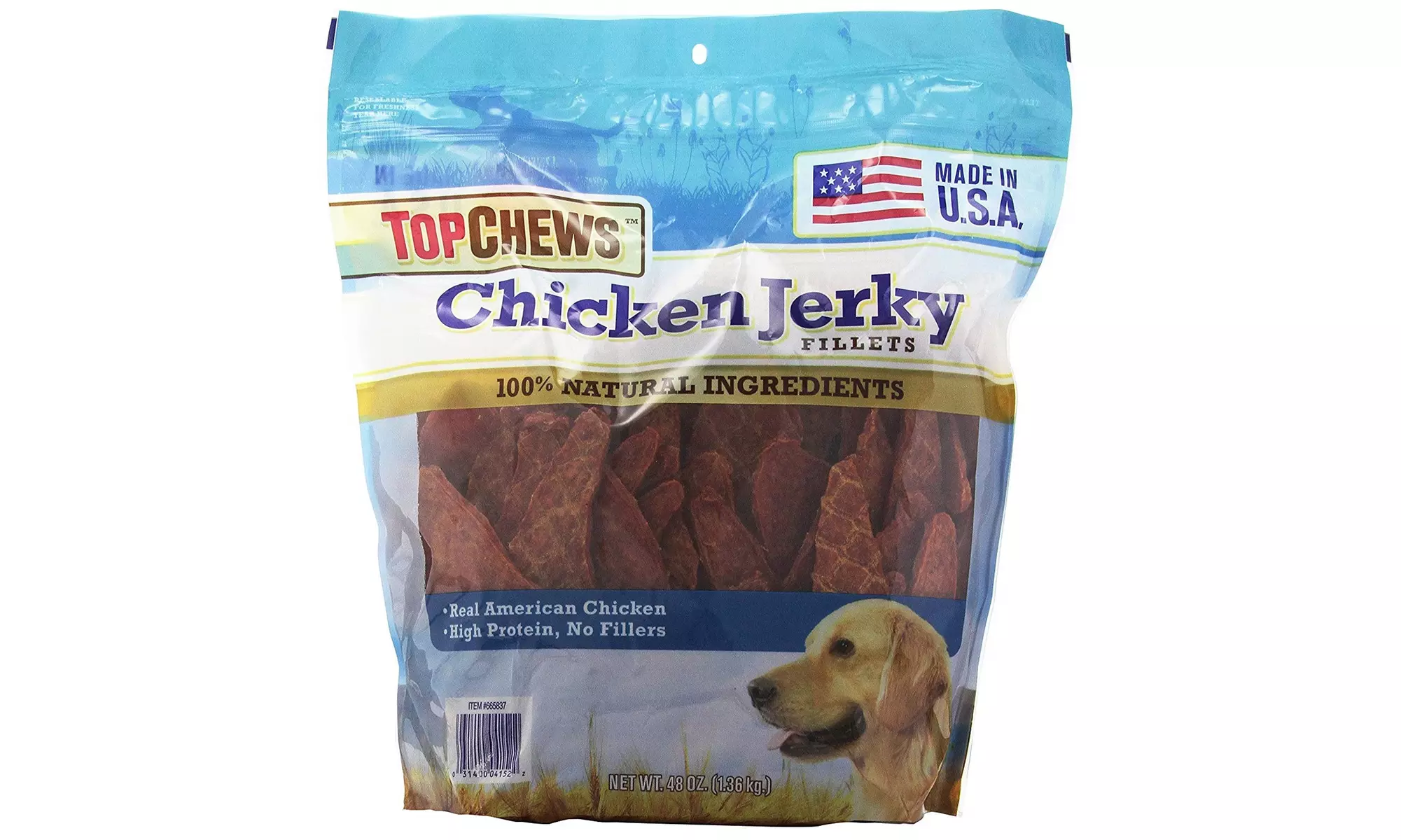 Top Chews Chicken Jerky 48Oz - Primary Image