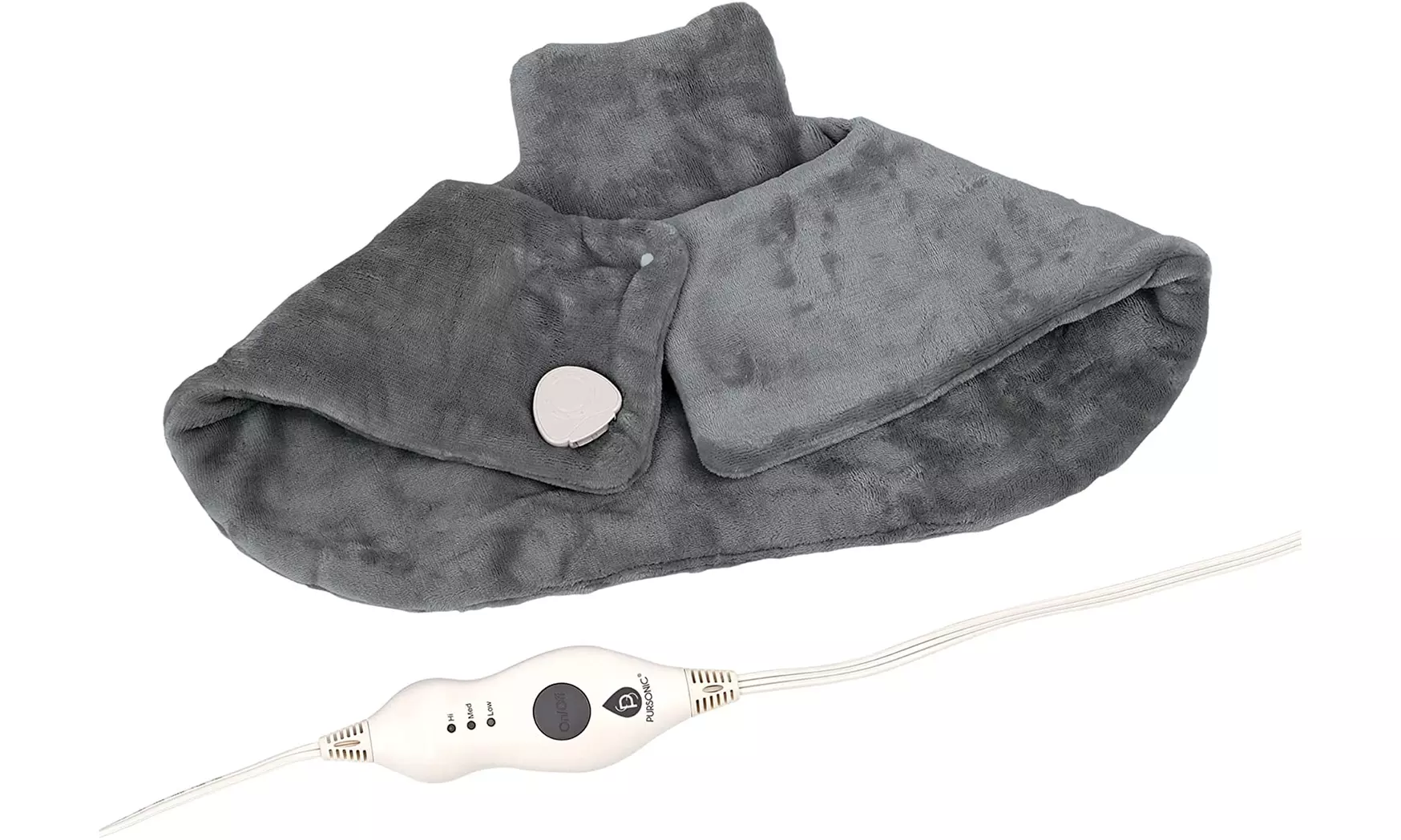 Pursonic Electric Neck & Shoulder Heating Pad, 3 Heat Settings, Auto Shut-Off - Primary Image