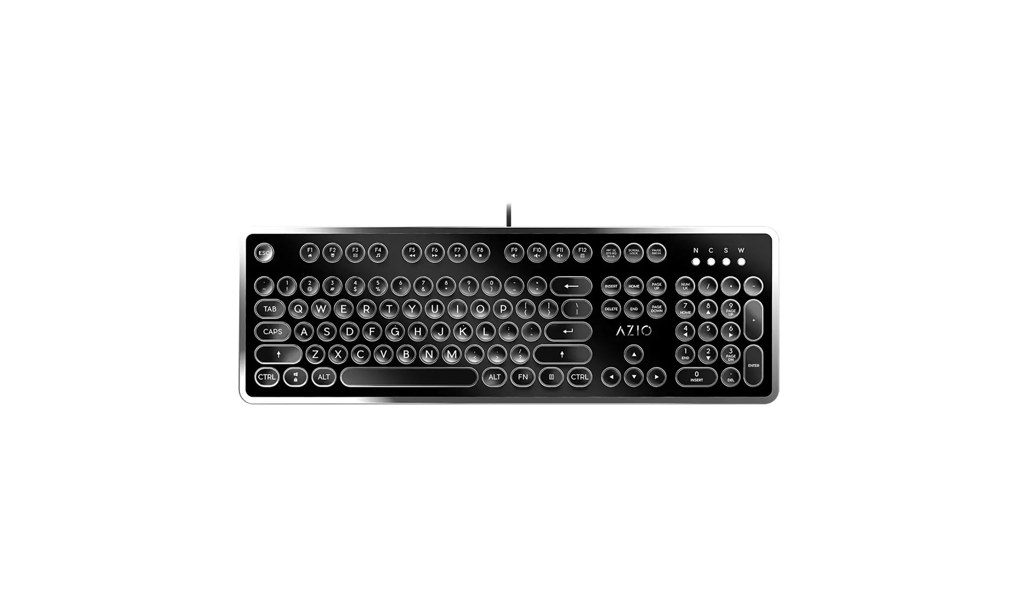 Azio MK-RETRO-01 MK Retro Mechanical Keyboard - Primary Image